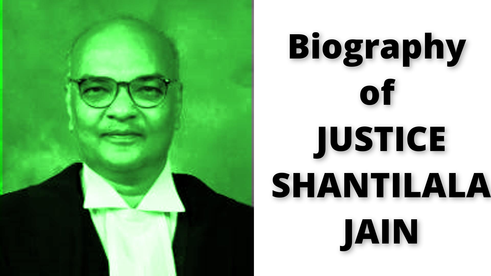 Biography of Justice Jitendra Shantilal Jain