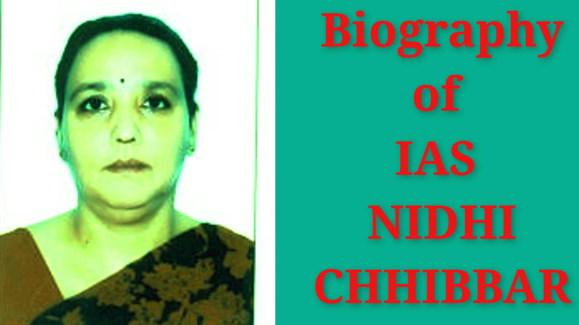 Biography of Nidhi Chhibber