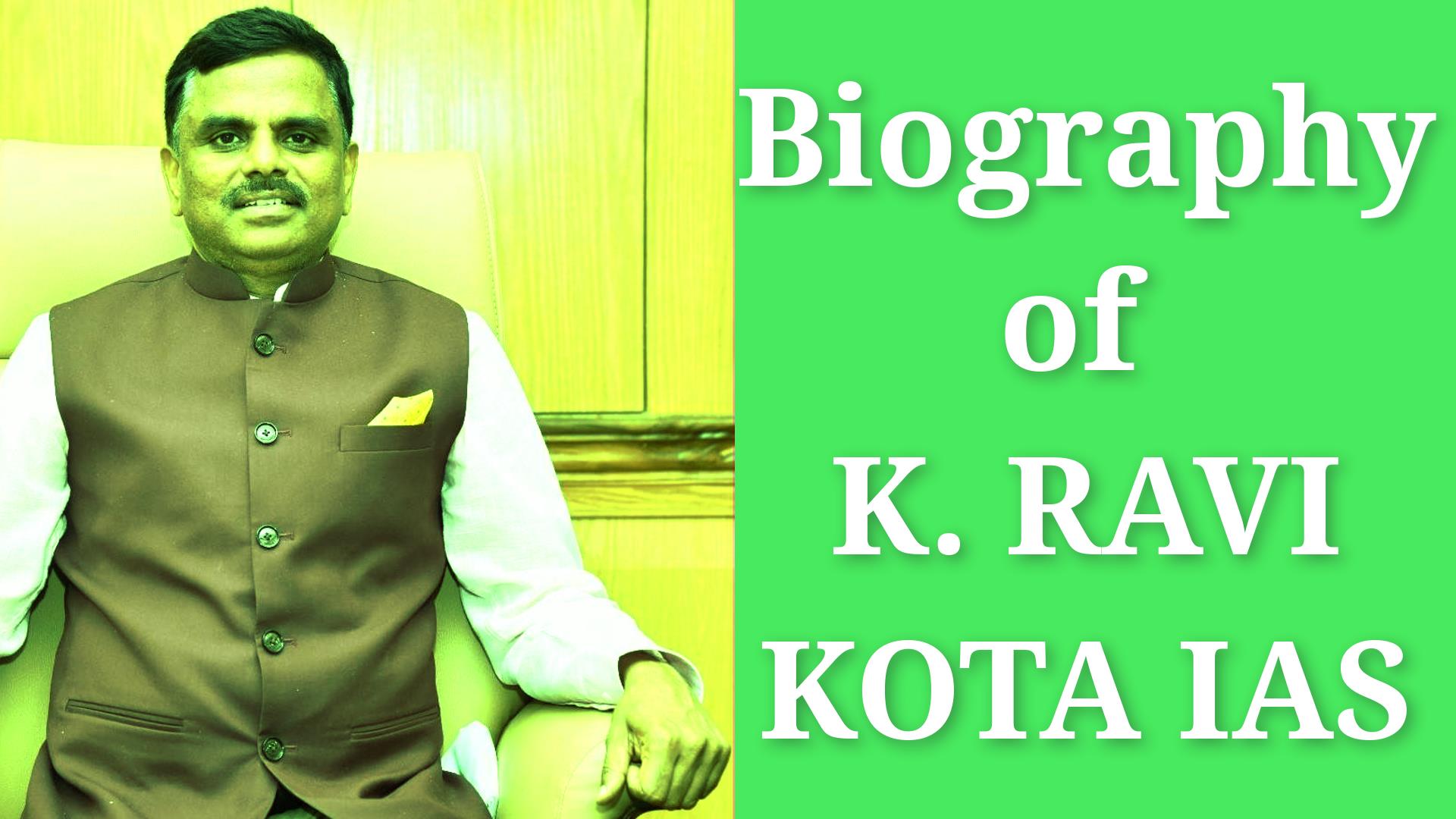 Dr. Ravi Kota IAS